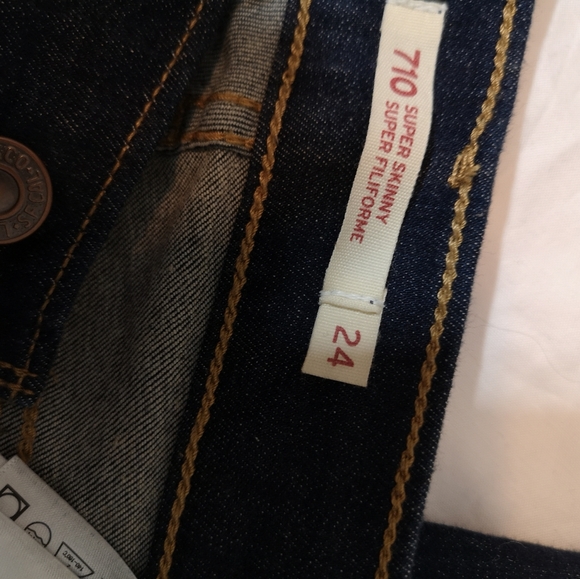 Levi's 710 Super Skinny Super Filiforme si… - Picture 5 of 11